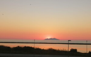 La vista sul mare dalla mia casa a Marsala (ph. Ibtissem Slimane)