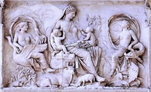 Ara Pacis Augustae, particolare