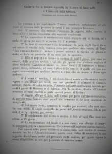 Contratto tra la direzione della miniera e l’esercente della Cantina di Bacu 