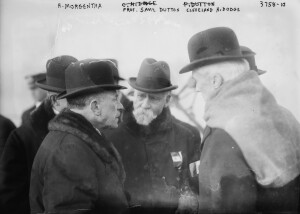 Morgenthau Dutton e Dodge al porto di New York, 17 dicembre 1916